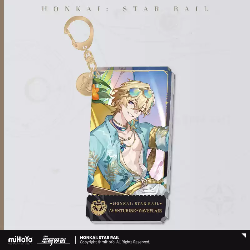 Keychain Waveflair - Aventurine - Honkai: Star Rail