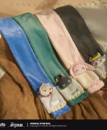 Scarf - Fluffy Across the Blue Series Acrylic - Honkai: Star Rail