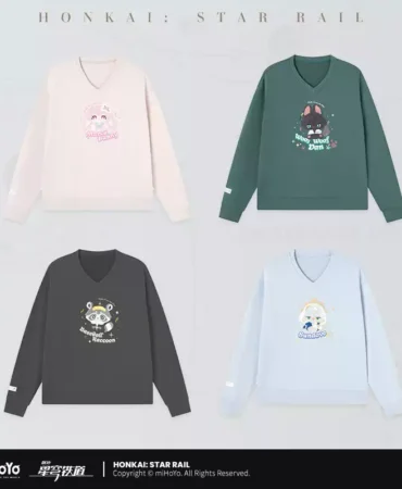 Sweatshirt - Fluffy Across the Blue Series Acrylic - Honkai: Star Rail
