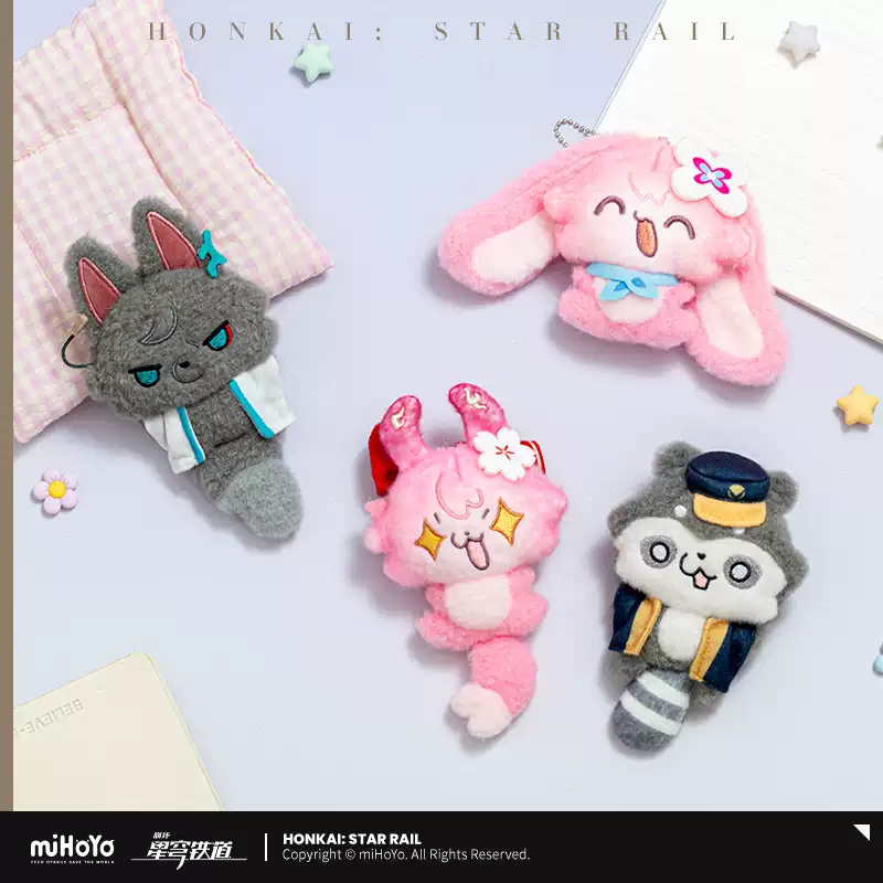 Keychain - Fluffy Across the Blue Series Acrylic - Honkai: Star Rail