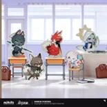 Standee - Fluffy Across the Blue Series Acrylic - Honkai: Star Rail