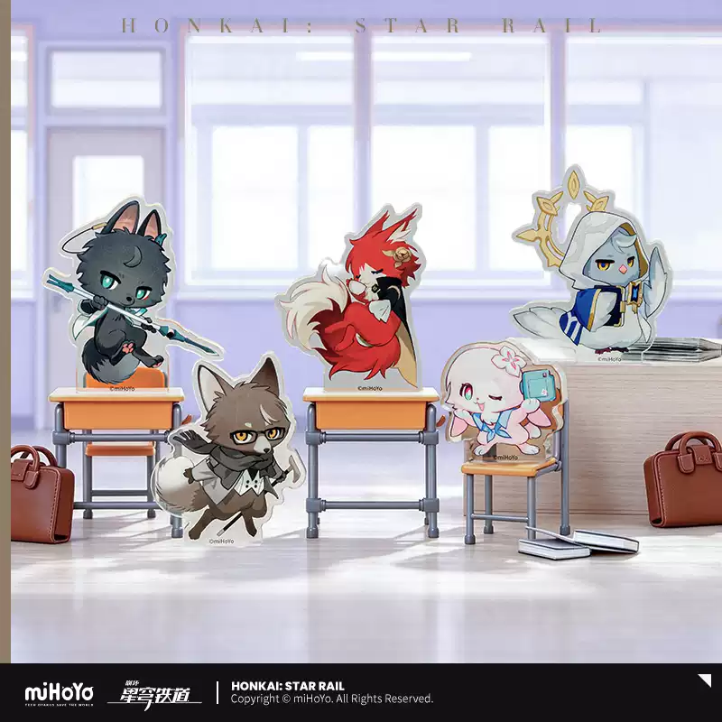 Standee - Fluffy Across the Blue Series Acrylic - Honkai: Star Rail