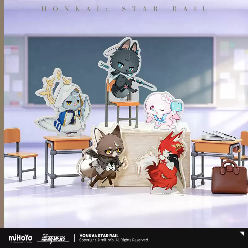 Standee - Fluffy Across the Blue Series Acrylic - Honkai: Star Rail